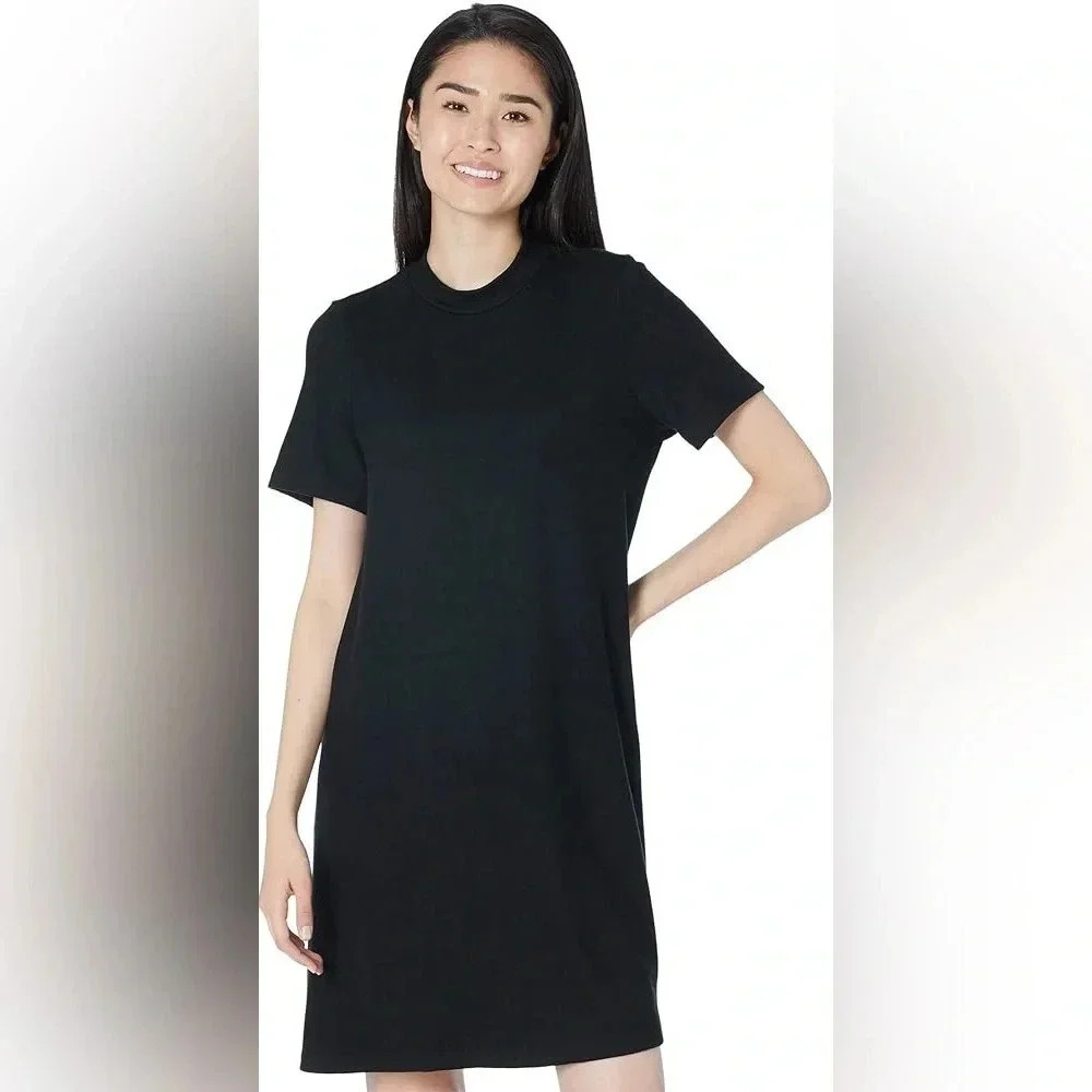 🍀 MADEWELL T-SHIRT DRESS COTTON ROUND NECK XS